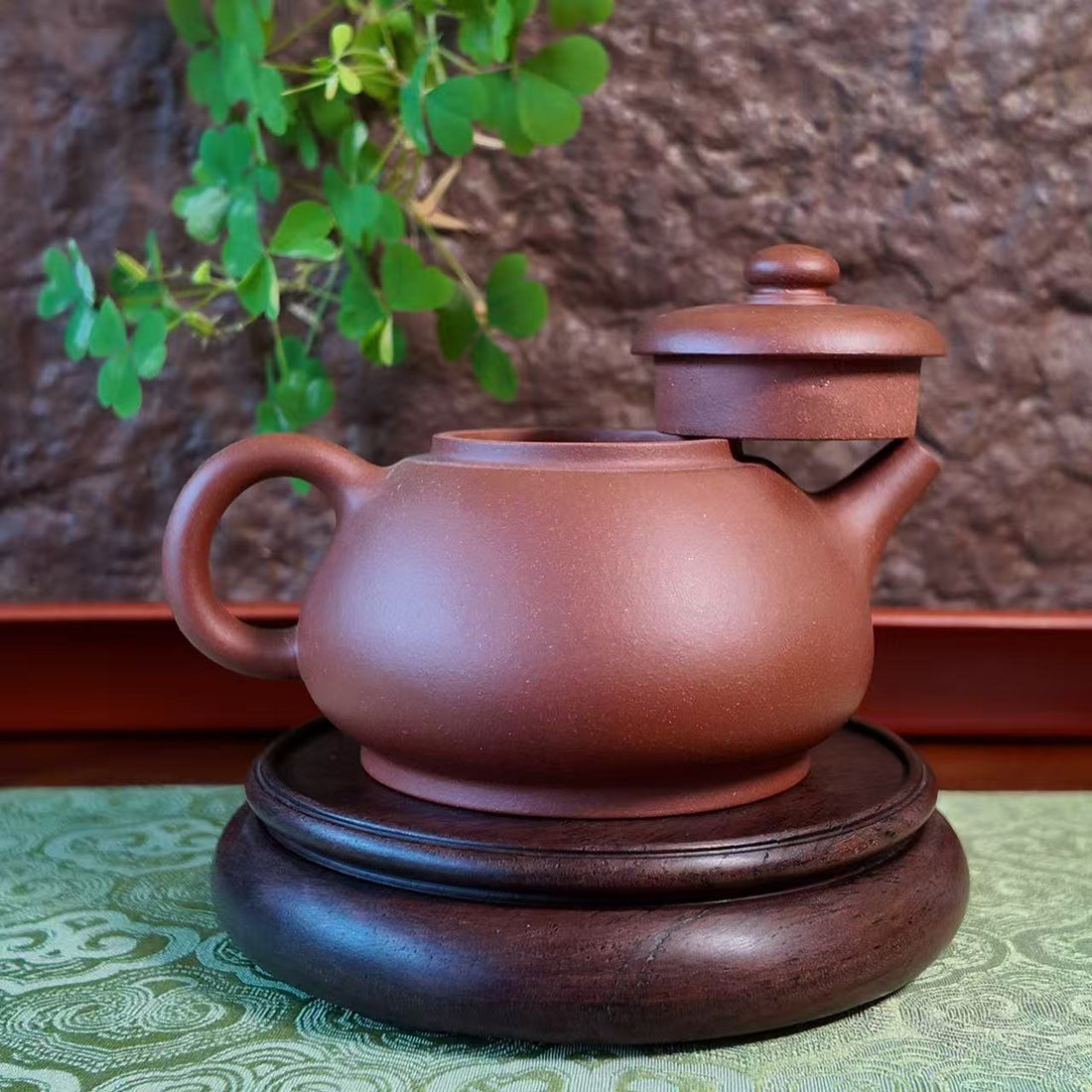 Handmade Yixing Teapot | Classic Minimalist "Guang Qi" Profile | Premium Zi Ni Purple Clay Tea Vessel-140ml