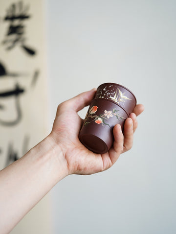 The seasons cycle through, and everything has its time 🌿 The beautiful times happen naturally, and joy prevails throughout the four seasons. This set of Shajizhai Huan teacups-80ml