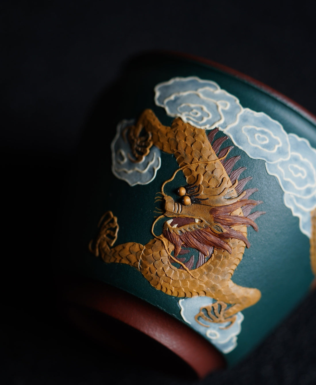 Exquisite painting technique · Centennial Dragon and Phoenix pair of cups ✨-(Set of 2)120ml