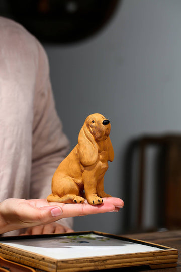 Wangcai Golden Hair, Purple Clay Tea Pet🐶Raw gold ingot is handcrafted